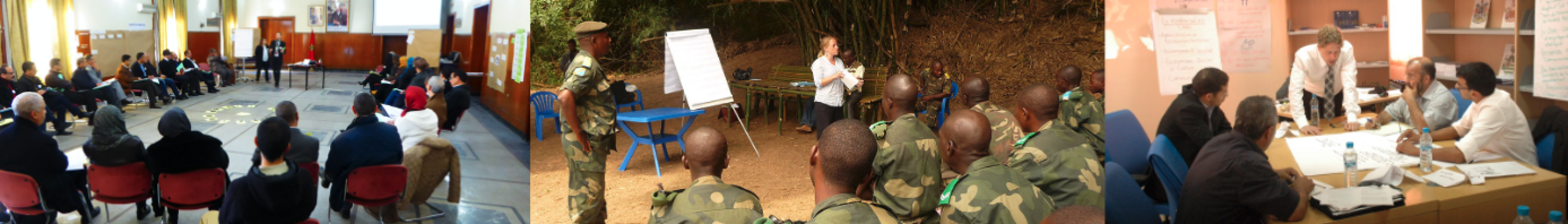 Different training and consulting sessions
